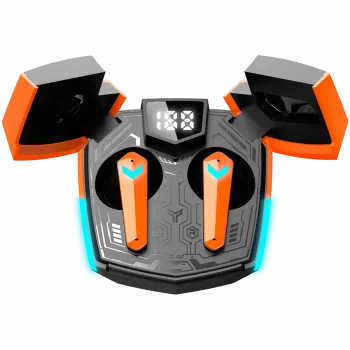 Canyon GTWS-2 Headphones Wireless Ear Hook Gaming USB Type-C Bluetooth Charging Dock Orange (CND-GTWS2O)