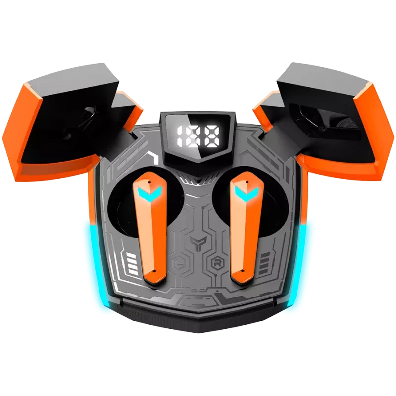 Canyon GTWS-2 Headphones Wireless Ear Hook Gaming USB Type-C Bluetooth Charging Dock Orange (CND-GTWS2O)