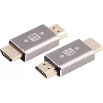 HDMI-A adapter ShiverPeaks 10-01055 8K metal, HDMI full-size to HDMI full-size