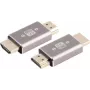 HDMI-A adapter ShiverPeaks 10-01055 8K metal, HDMI full-size to HDMI full-size