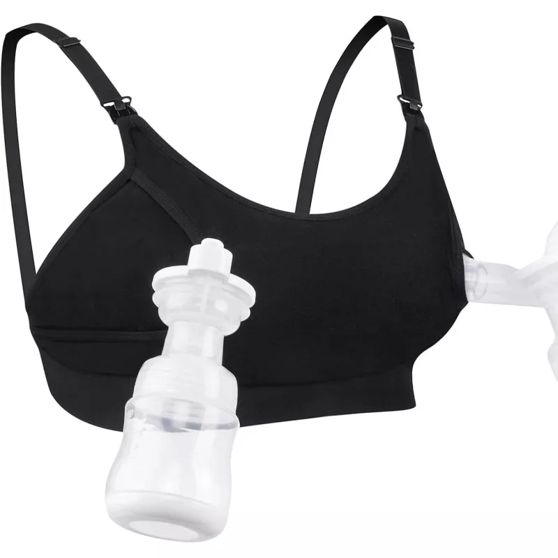Momcozy YN08 HANDS-FREE Pumping Bra Black 2XL
