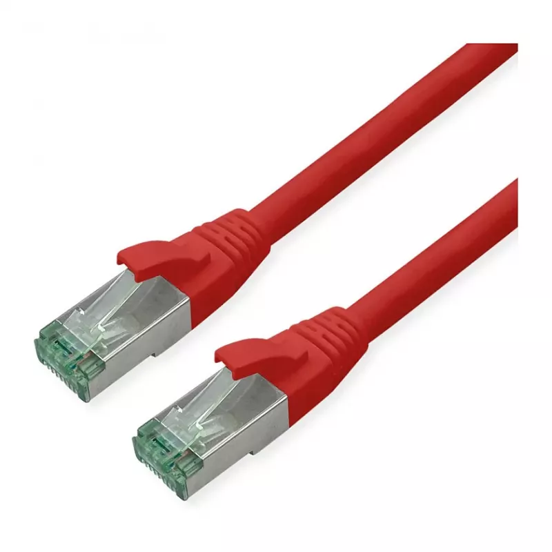 ROLINE RM Patch Cable Cat.6A S/FTP (PiMF), Red, 1,5 m