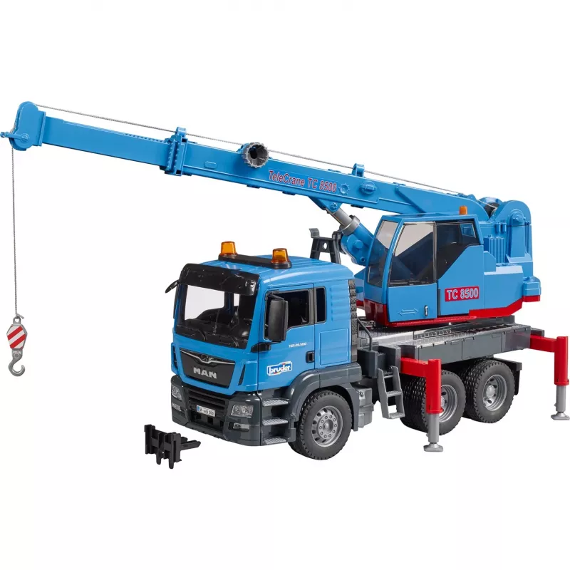 Crane truck BRUDER MAN TGS Kran-LKW Blue ABS 03771