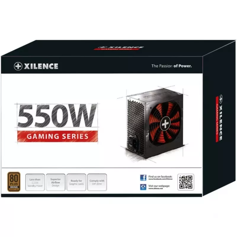 Power Supply Unit Xilence Performance A+ XN215 550 W