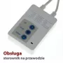 An electric screen 16: 9 119 with the remote control 264x147cm FS-119 16 9