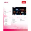 TV TCL 85P81K 85 inch QLED 4K, Energy class F