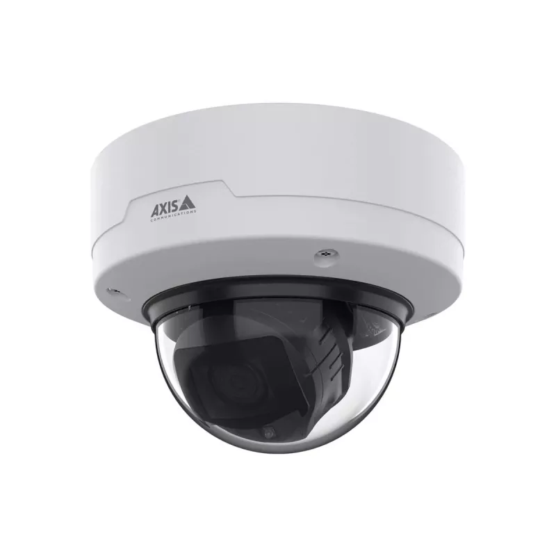 IP dome security camera AXIS P3277‑LV — 2592×1944 CMOS, 104° HFOV, 30 fps, ceiling/wall mount, indoor/outdoor