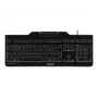 CHERRY KC 1000 SC keyboard USB QWERTZ Swiss Black