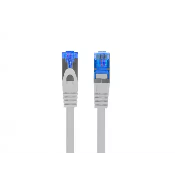 LANBERG networking cable RJ-45 to RJ-45 S/FTP PCF6A-10CC-0050-S, 0.5 m, CCA conductor, 500 MHz, LSZH, grey