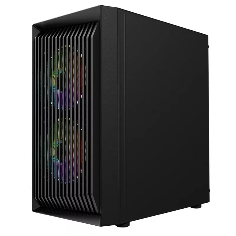 Logic Atos ARGB Mini USB 3.0 Micro Tower Case, Black (AM-ATOS-10-0000000-0002)