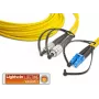 Lightwin LDP-09 FC-LC 2.0 Fibre Optic Cable 2 m LSOH OS2 2x FC 2x LC Yellow (LDP-09 FC-LC 2.0)
