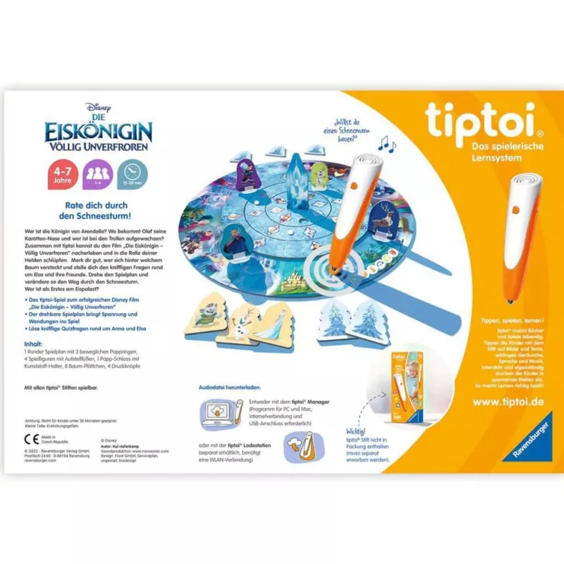 Board game Ravensburger tiptoi Disney Die Eiskönigin Educational age 4+