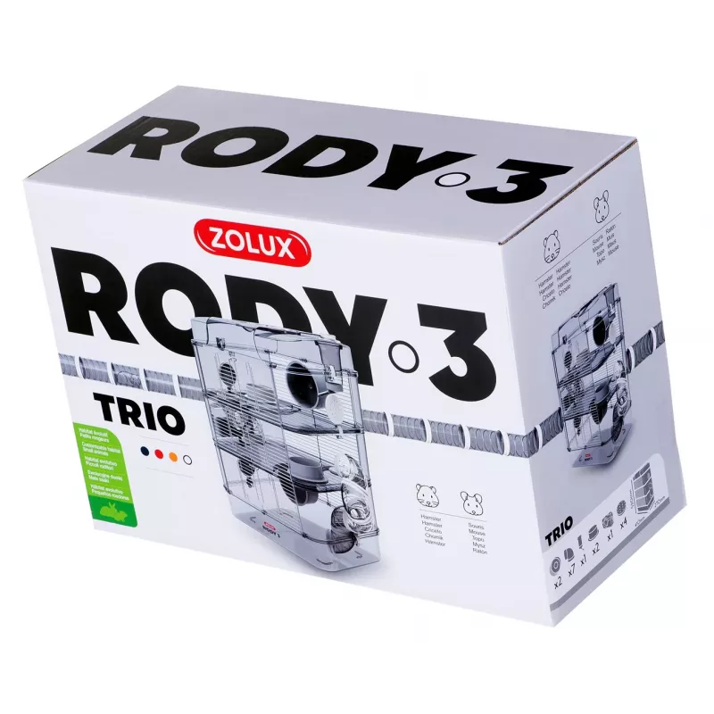 ZOLUX Rody3 Trio White - cage for rodents - 1 piece