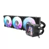 Darkflash CPU water cooler DV360S 360mm radiator, RGB lighting, black