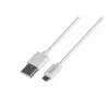 USB cable SAVIO CL-123 USB 2.0, USB A to Micro-USB B, 1 m, white