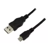 LogiLink USB 2.0 Connection Cable, 1,8 m, black USB-A Plug - USB-B Micro Plug, compliant with USB 2.0 (CU0034)