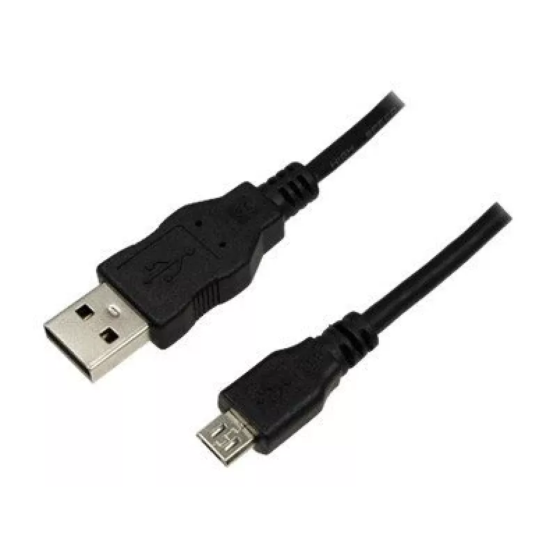LogiLink USB 2.0 Connection Cable, 1,8 m, black USB-A Plug - USB-B Micro Plug, compliant with USB 2.0 (CU0034)