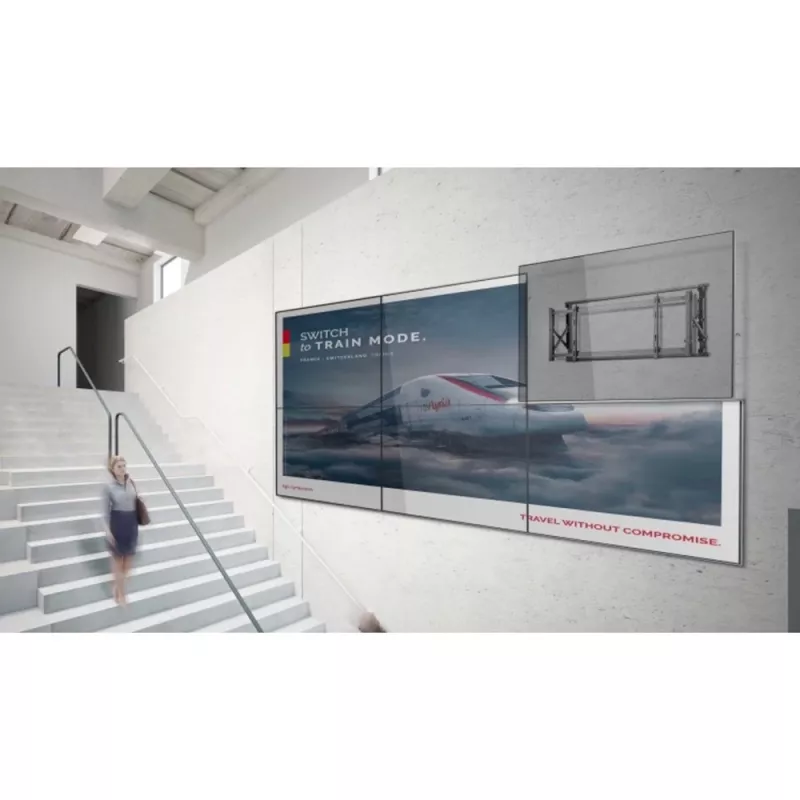 TV Video Wall Bracket MACLEAN MC-845 VESA 600x400mm mount for displays