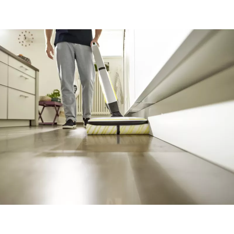 Kärcher FC 7 CORDLESS Electric broom Battery Wet Bagless Black, White, Yellow 2.85 Ah