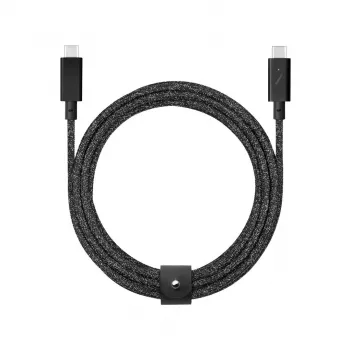 USB cable Native Union Belt USB 2.0 Type-C to Type-C 2.4 m Black