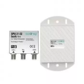 axing SPU 21-02 - Kabelkombinierer - 47 - 2200 MHz - Grey - Silver - 120 mm - 30 mm - 70 mm