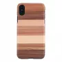 Smartphone case man and wood for iPhone X/XS — black protective cover