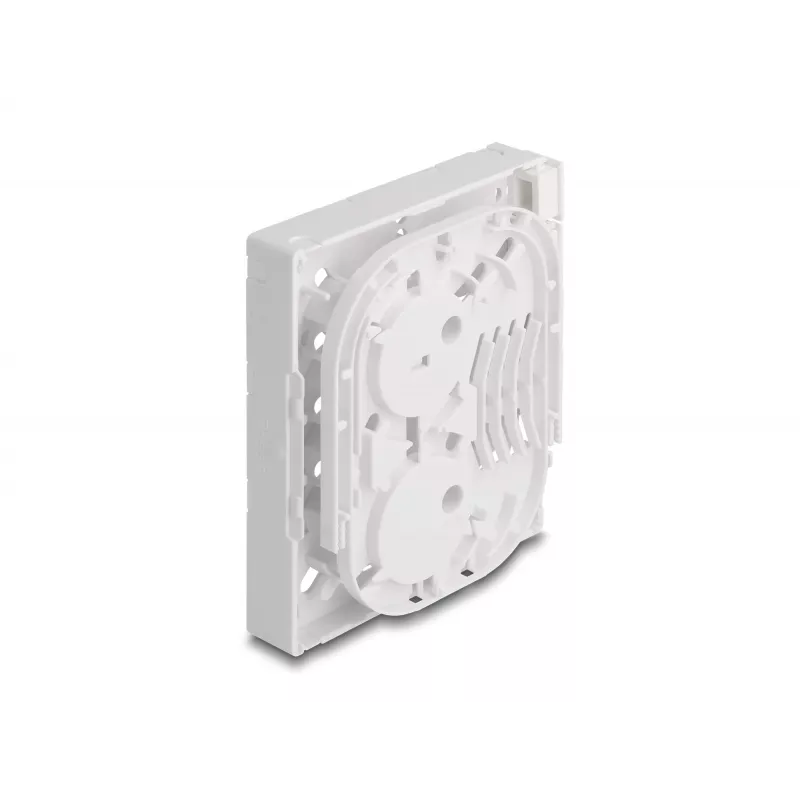 DeLOCK Optical Fiber Connection Box FTTH wall mount 4 x SC Simplex LC Duplex white