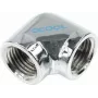 Alphacool HF L-connector G1/4 IG to G1/4 IG - Chrome (17041)