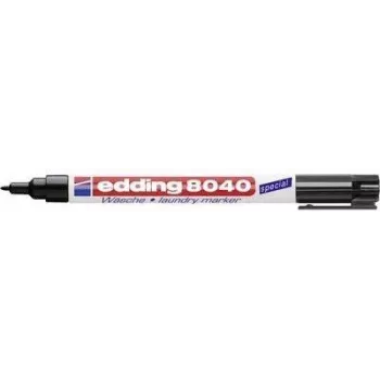 Laundry Marker Edding 8040 Permanent Ink Black – fabric marker for textiles, permanent black ink