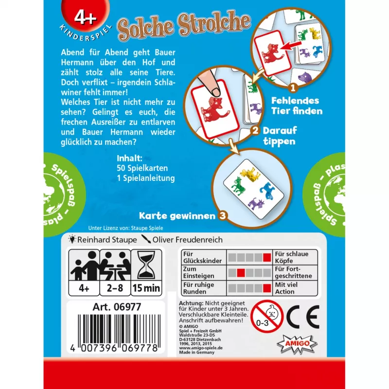 Solche Strolche, Memory Game