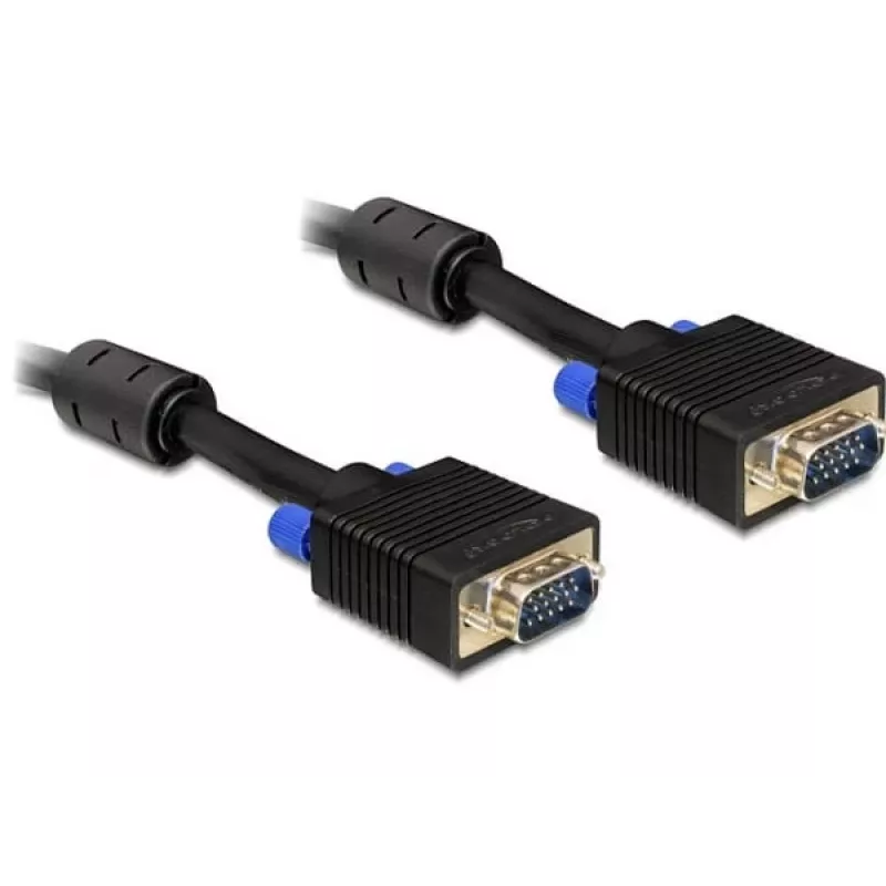 VGA Cable DeLOCK 5m, VGA (D-Sub) Black, 82559