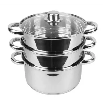 Electric Steamer Maestro MR-2900-18 1500W Vertical Steam, 18 cm stock pot, 2 L, stainless steel & glass, induction-compatible