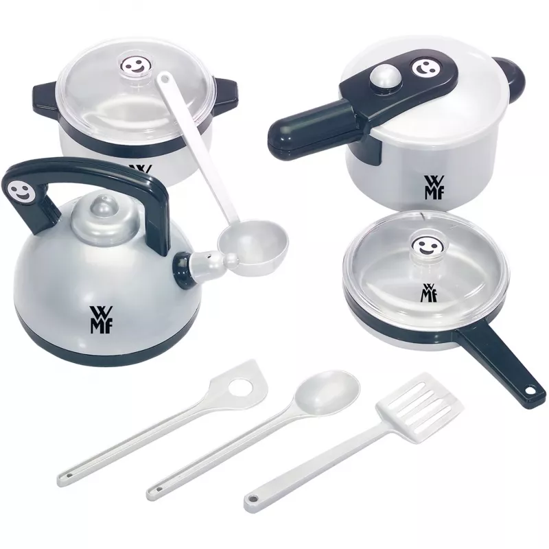 Pot Set Theo Klein WMF 9430 Black Silver