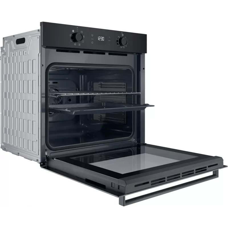 INDESIT Oven | IO K55C B | 71 L | Electric | Catalytic | Electronic | Height 59.5 cm | Width 59.5 cm | Black