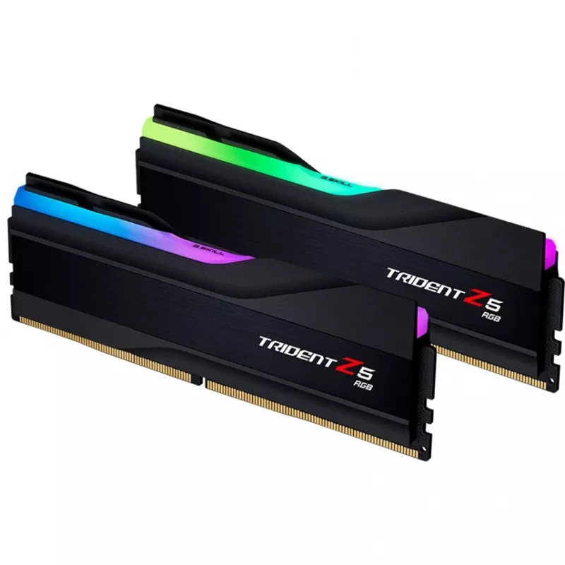 G.Skill Trident Z5 RGB - DDR5 - Kit - 32 GB: 2 X 16 GB - DIMM 288-pin - 6000 MHz / PC5-48000 - Unbuffered