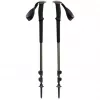 Trekking Poles Trail, Fitness Device black/olive green, 1 Pair, 100-140 cm