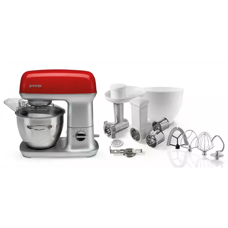 Stand mixer Gorenje MMC1000RLR — 1000 W, 4.5 L stainless steel bowl, 7 speeds