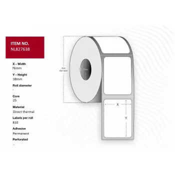 Printer Label Capture NL827638 White