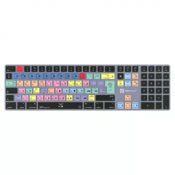 LogicKeyboard Titan DE Mac keyboard for Adobe Premiere Pro CC — German layout
