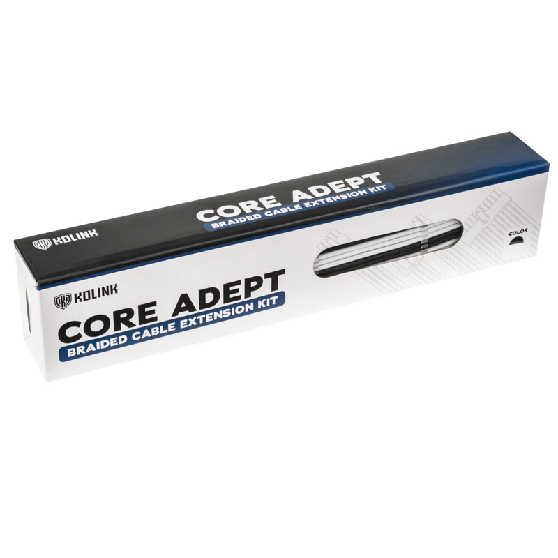 Kolink Core Adept modular cable kit for power supplies (Black/White)