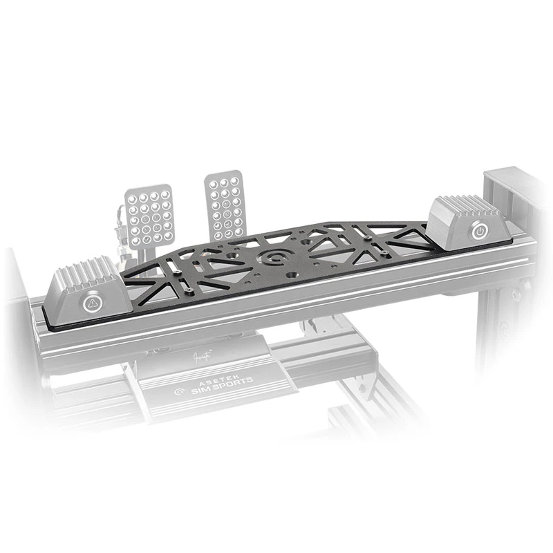 Mounting bracket Asetek SimSports 460×120×5 mm, steel, black
