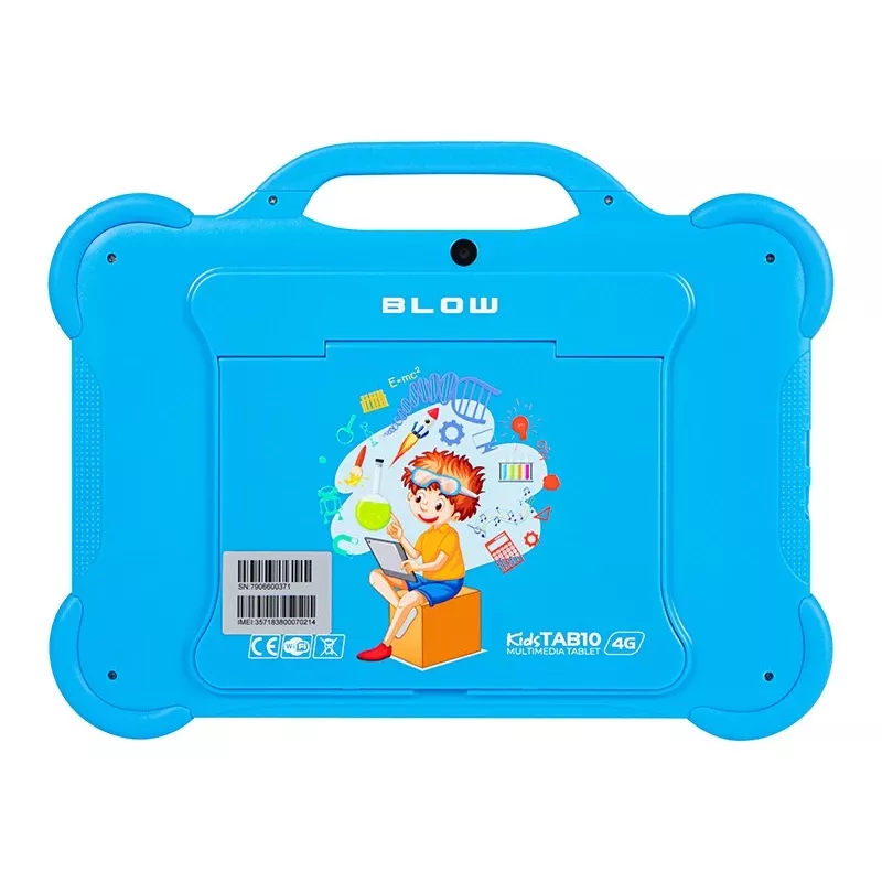 Tablet BLOW KidsTAB10 10.1 inch Full-size tablet, 10.1 inch IPS 1200x1920, Android 12, 4GB RAM, 64GB eMCP, 4G (MicroSIM), 6000 mAh, Astral Blue