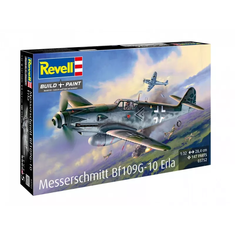 Plastic model aircraft REVELL Messerschmitt Bf109G-10 Erla 1:32 scale