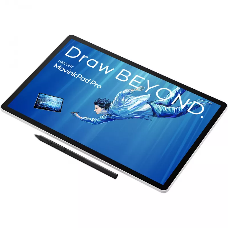 Wacom MovinkPad Pro 14, Wired and Wireless, 5080 lpi, 302 x 189 mm, USB/Bluetooth, 1 cm, pin