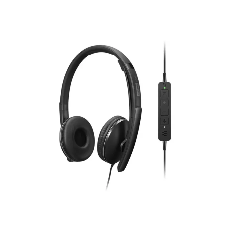 Lenovo 4XD1M45627 headphones/headset Wired Head-band USB Type-C Black