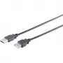 USB cable S/CONN 13-24045 USB 2.0 3 m Black