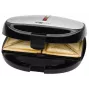 Clatronic ST/WA 3670 sandwich maker 800 W Black, Stainless steel