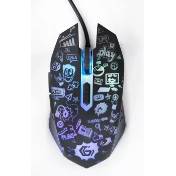 Mouse USB Optical BLACK/MUS-6B-GRAFIX-01 Gembird