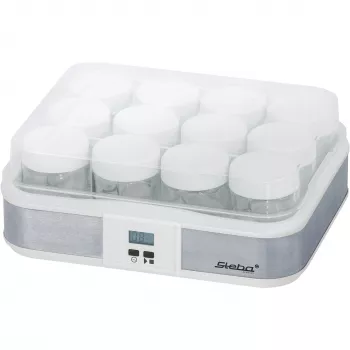 Joghurt-Maker JM 2, Joghurtbereiter edelstahl/weiß