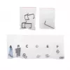 Maclean MC-417 Full Motion TV Monitor Wall Mount 13-32 30kg max. VESA 100x100 Black Powder Coated Universal Holder Bracket Adjustable Wall Distance Rotating Tilting